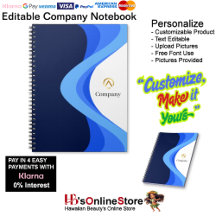 Modern Minimalist Company Blue White