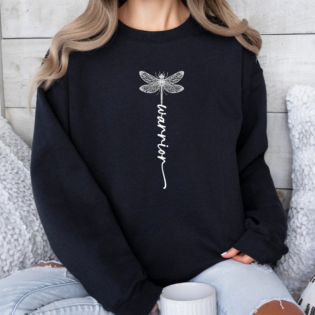 Modern Minimalist Dragonfly Elegant Typography Art T Shirt (Skapare uppladdad)