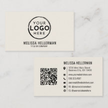 Modern Minimalist Elfenben Professionell Logotyp