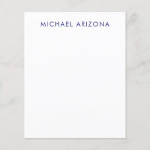 Modern Minimalist Enkel Egen Namn Flygblad