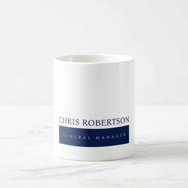 Modern minimalist enkel kaffemugg (Center)