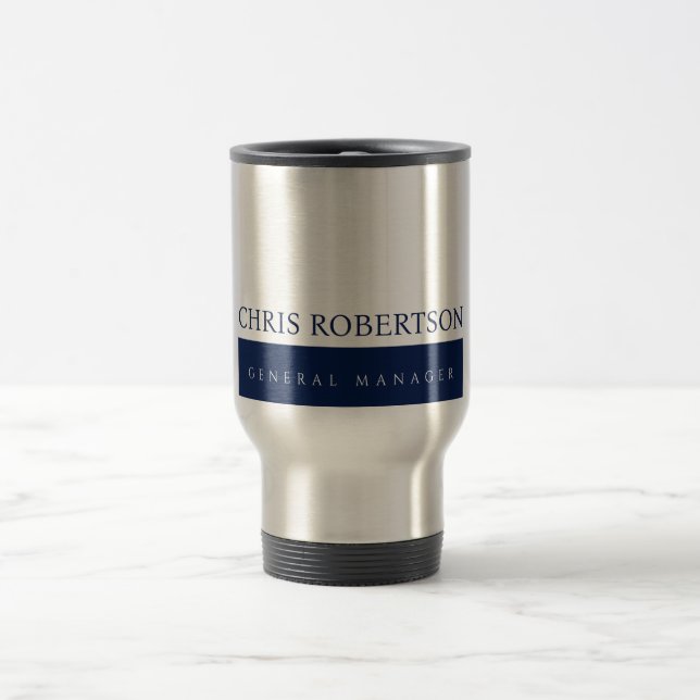 Modern minimalist enkel resemugg (Center)