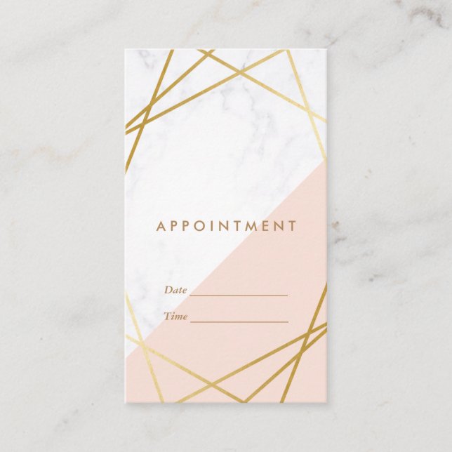 Modern Minimalist geometrisk vertikal Visitkort (Framsida)