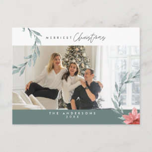Modern Minimalist, Gladast jul familj Post Vykort