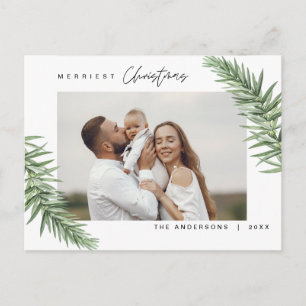 Modern Minimalist, Gladast Jul Familj Vykort