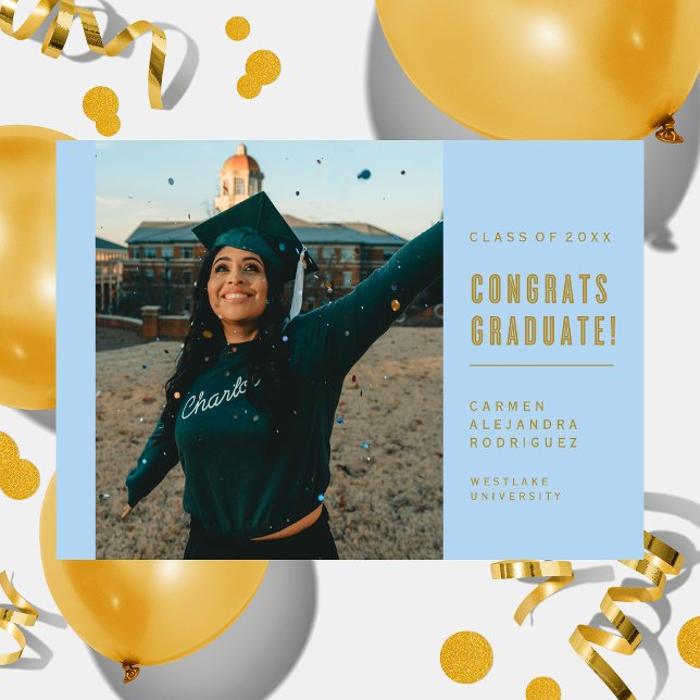 MODERN MINIMALIST GRATTIS GRADUERADE INBJUDAN (Skapare uppladdad)
