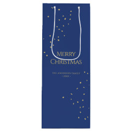 Modern minimalist guldkonfetti God Jul