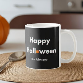 Modern minimalist Halloween – Personlig Kaffemugg