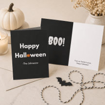 Modern minimalist Halloween – Personlig