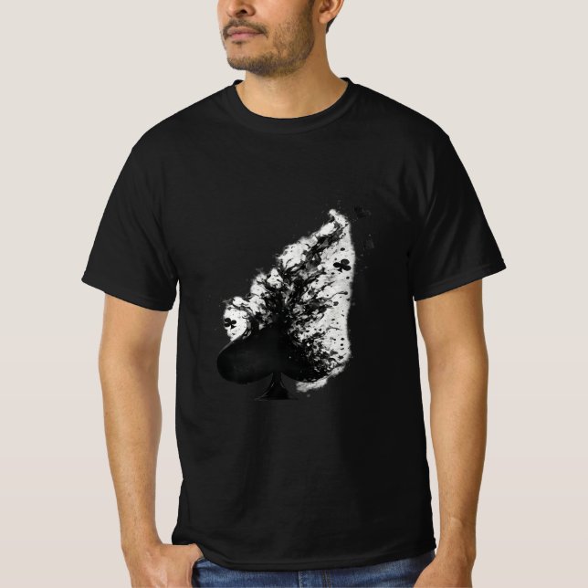 Modern minimalist herrt-shirt – Premium för vardag T Shirt (Framsida)