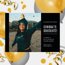 MODERN MINIMALIST INBJUDANDE GRATULERARA STUDENT INBJUDNINGAR