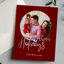 Modern Minimalist Julbild