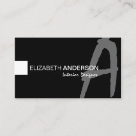 Modern Minimalist klassikerelegantprofessionell Visitkort