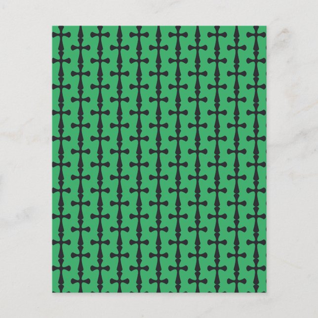 Modern minimalist kors samtida kristen konst (Framsida)