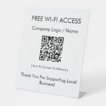 Modern minimalist kostnadsfri wifi-åtkomst för för