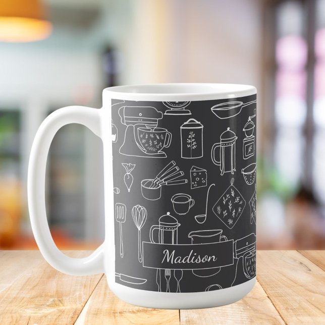 Modern minimalist lantlig köksredskap kaffemugg (In situ)