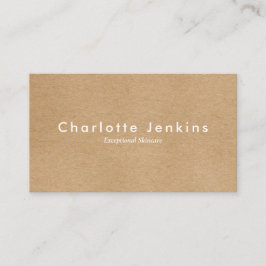 Modern minimalist lantlig möteskort visitkort