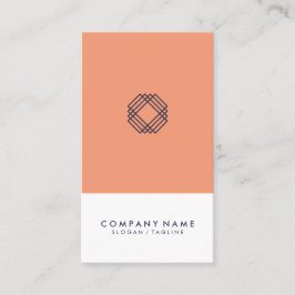 Modern Minimalist lodrät för Visitkort