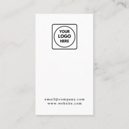 Modern Minimalist Logo | Business Loyalty Design Lojalitetskort