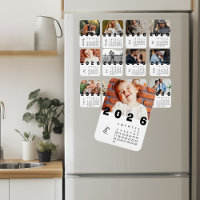 Modern minimalist maj 2026 fotokalender