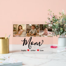 Modern Minimalist Mamma Personlig Fotografi & Namn