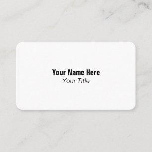 Modern minimalist mini visitkort