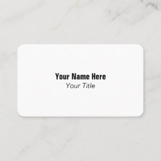 Modern minimalist mini visitkort