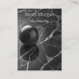 Modern Minimalist Pink-Purple Border Template Visitkort