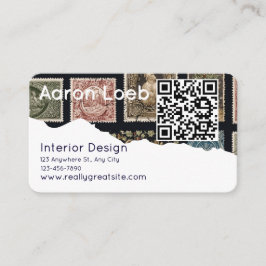Modern Minimalist Professional Business Card Visitkort