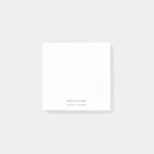 Modern minimalist professional post-it block