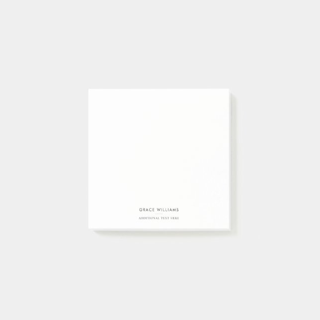 Modern minimalist professional post-it block (Framsida)