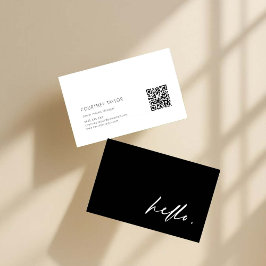 Modern minimalist professionell visitkort