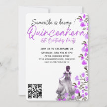 Modern minimalist Quinceañera 15-årsdag