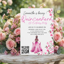 Modern minimalist Quinceañera 15-årsfirande