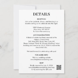Modern Minimalist Rädda Datum Detaljer Bilaga Spara Datumet