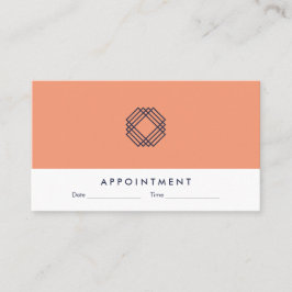 Modern Minimalist ren typografitidsbeställning Visitkort