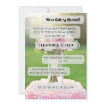 Modern minimalist rosa tulpan & vit syren blomster