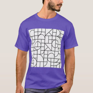 Modern Minimalist Shapes T Shirt
