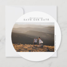 Modern minimalist | Spara vårt datumfotkort