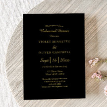 Modern minimalist | Svarta Guld-repetitionsmiddage