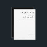 Modern minimalist | Svartvit för Bröllop Rådkort<br><div class="desc">Denna moderna minimalist | Svartkort för bröllop är perfekt för din klassbåt bröllop. Dess enkla, unika abstrakta utformning tillsammans med ett minimalt skript för contemporaryn och ett svartvitt färg palett ge för den här produkten känner elegantens formella lyx samtidigt som den förblir förenklad, chic bohemisk. Behålla den som den är...</div>