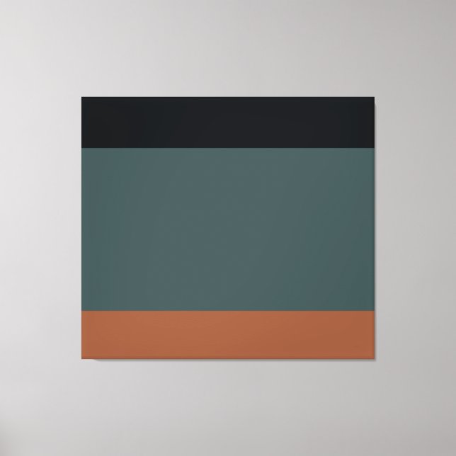 Modern Minimalist Tri-Tone: Charcoal, Slate, and O Canvastryck (Framsida)