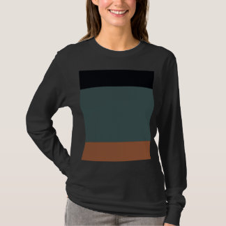Modern Minimalist Tri-Tone: Charcoal, Slate, and O T Shirt