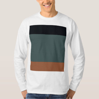 Modern Minimalist Tri-Tone: Charcoal, Slate, and O T Shirt