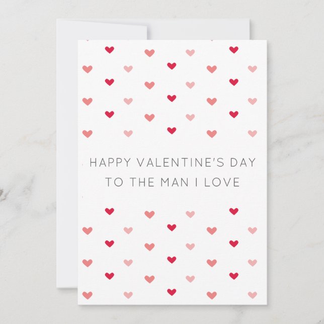 Modern Minimalist Valentine's Day Card (Framsida)