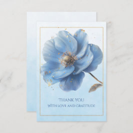 Modern Minimalist Wedding Flat Thank You Card Tack Kort