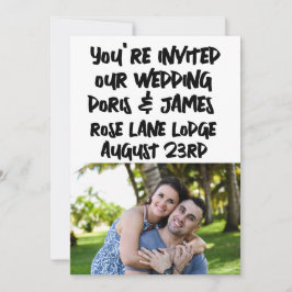 MODERN MINIMALIST-WEDDING-INVITATIONER INBJUDNINGAR