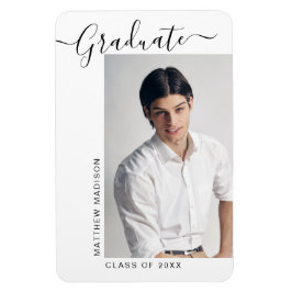 Modern minimalistisk 1-fotograd-annonsmagnet magnet