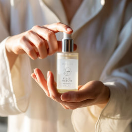 Modern minimalistisk 1 OZ Skincare Flaska-märkning Fraktsedel