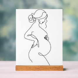 Modern Minimalistisk Abstrakt Line Art Teckning